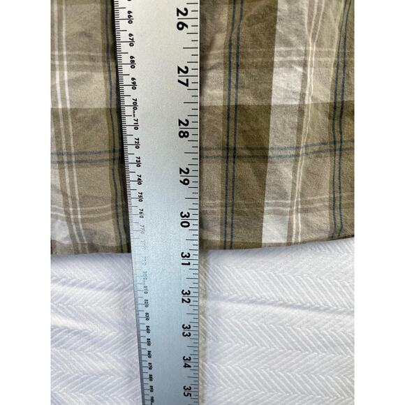 Carhartt Plaid Short Sleeve Shirt Medium Button-Up Outdoor Workwear - Picture 2 of 7